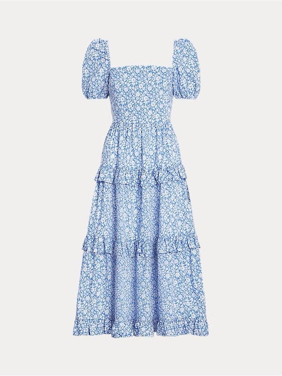 Polo Ralph Lauren Dresses & Skirts - 💙NWOT POLO RALPH LAUREN FLORAL PRINT MIDI DRESS SIZE 10